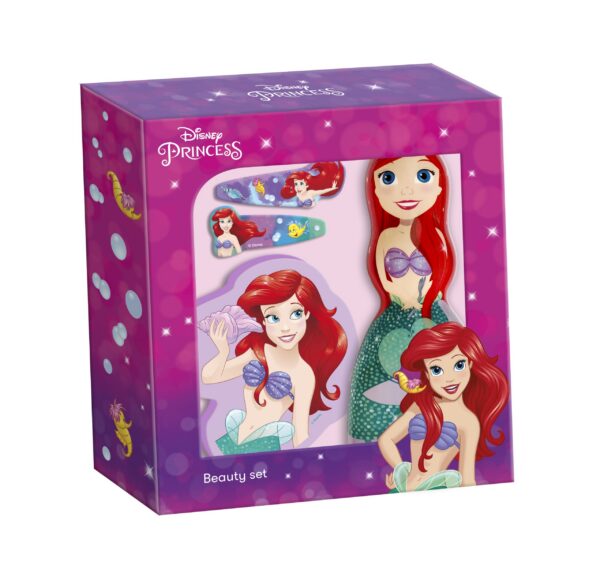 Disney Ariel Set Baie Gel Dus+burete+2 Agrafe Par