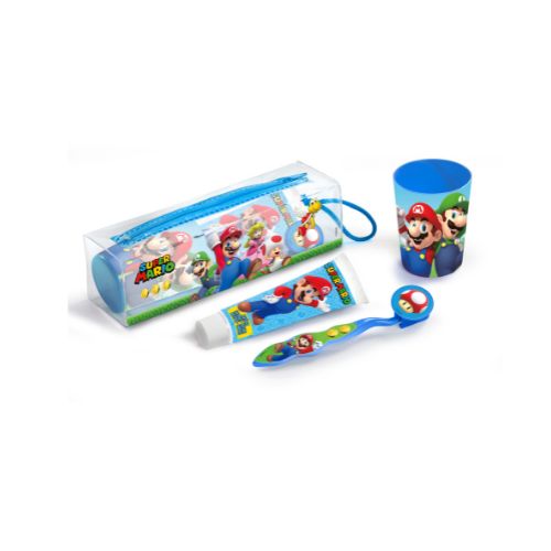 Super Mario Set Dental Pasta Dinti + Periuta+ Pahar