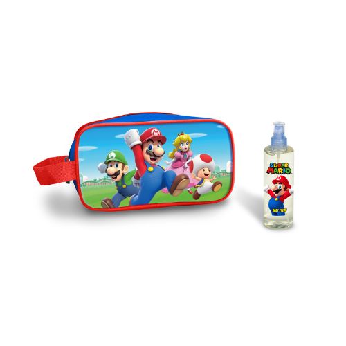 Super Mario Set Borseta+ Spray De Corp