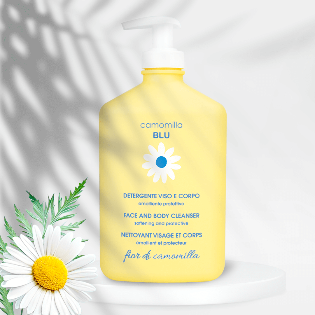 Camomilla BLU GEL DE CURĂȚARE FAȚĂ ȘI CORP fior di camomilla, Camomilla Blu