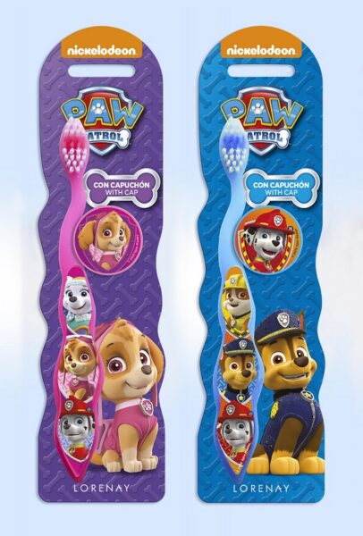 Paw Patrol periuță de dinți cu capac
