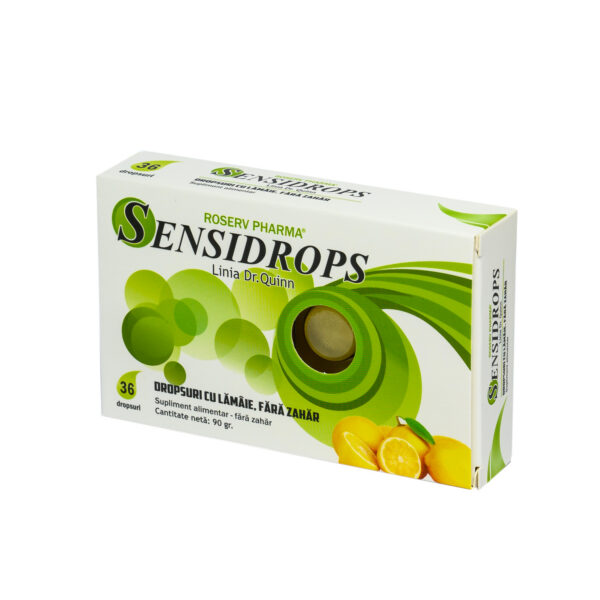 Sensidrops cu aroma de lamaie fara zahar, Sensidrops