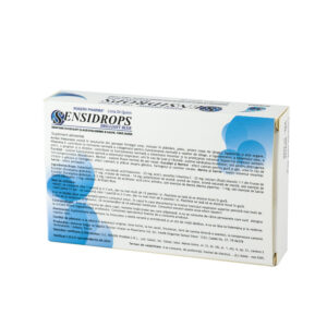 Sensidrops cu eucalipt, acid hialuronic si salvie Briliant Blue, 36 dropsuri, Sensidrops