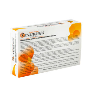 Sensidrops cu aroma de portocala, echinaceaa si vitamina C, 36 pastile, Sensidrops