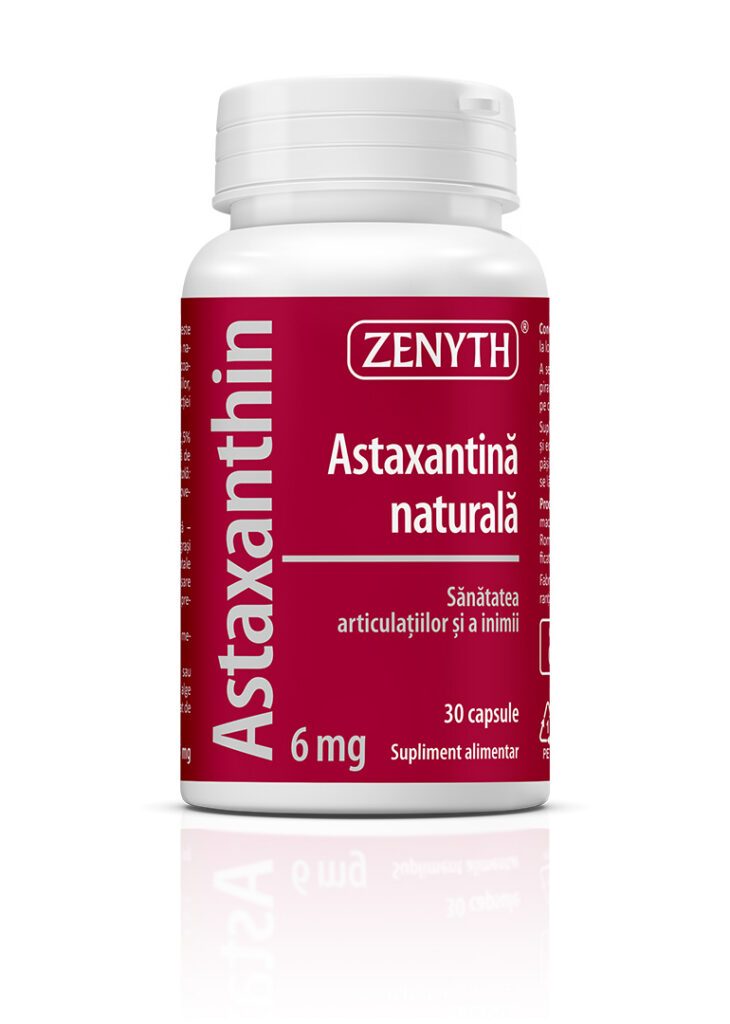Astaxantină naturală 6 mg, 30 capsule, Zenyth