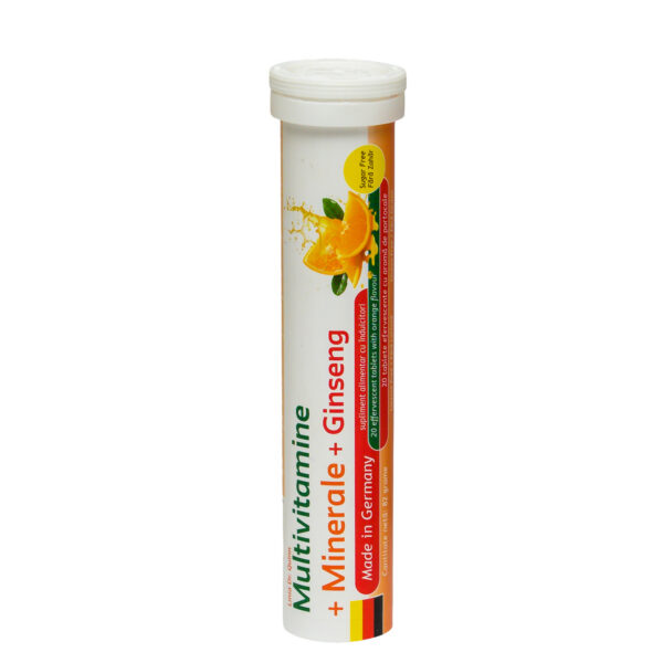 German Multivitamine Minerale si Ginseng *20 tb efervescente,Fara Zahar, German