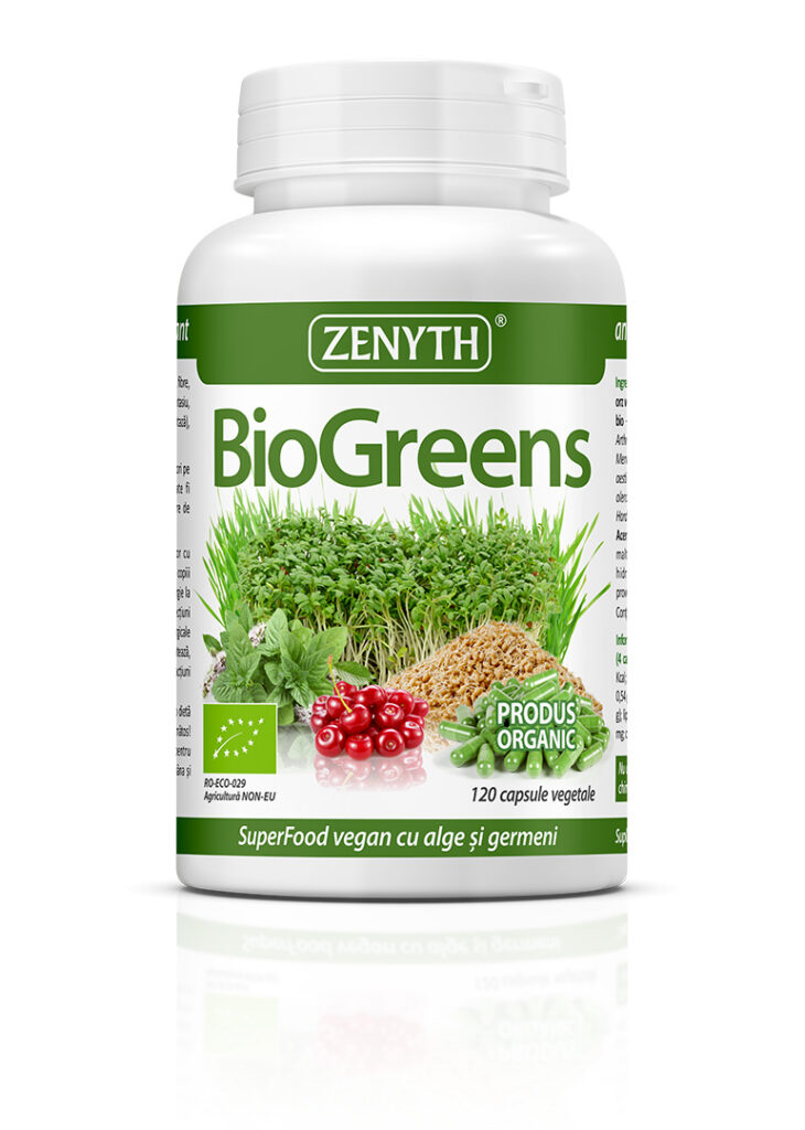 BioGreens, 120 capsule, Zenyth