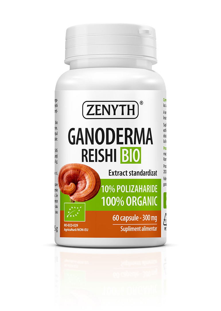 Ganoderma Reishi BIO 300 mg, 60 capsule, Zenyth