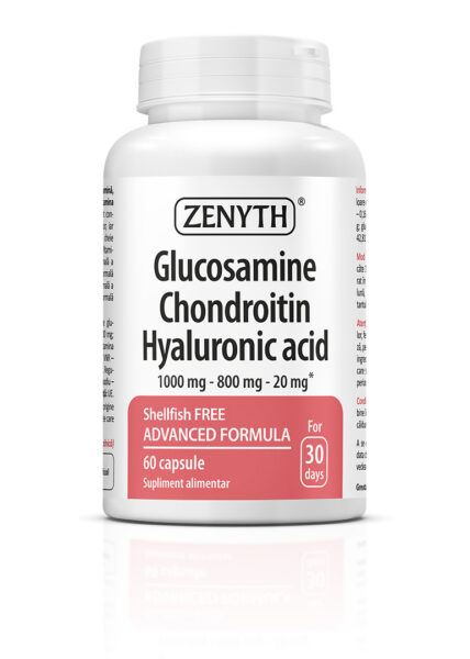 Glucozamină, Condroitină și Acid Hialuronic, Zenyth