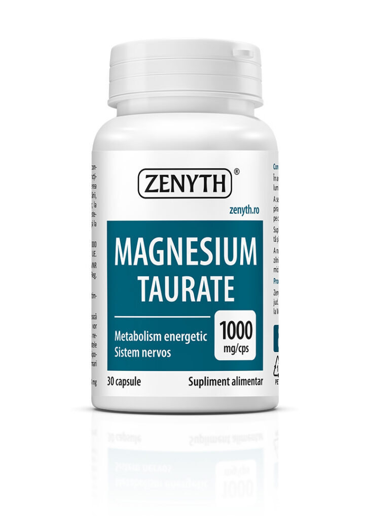 Magnesium Taurate 1000 mg, 30 capsule, Zenyth