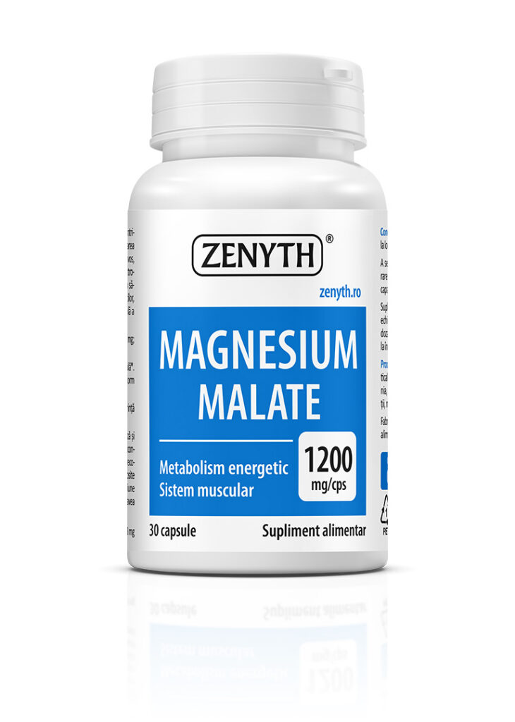 Magneziu Malat 1200 mg, 30 capsule, Zenyth