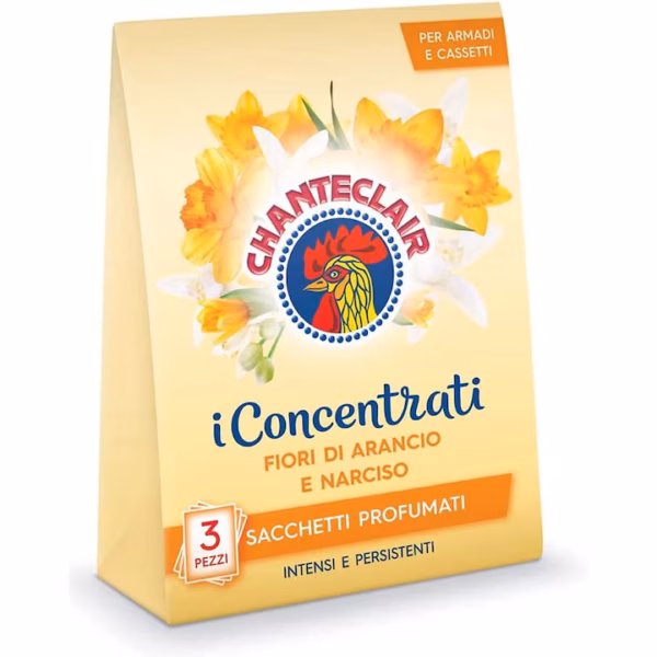 Set Saculeti Parfumati Chanteclair Flori de Portocal si Narcise, 3 x 12 g, Chanteclair