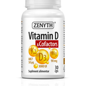Vitamina D și Cofactors, 30 capsule, Zenyth