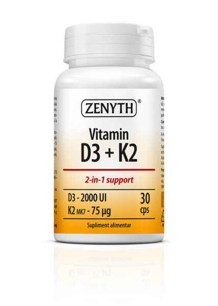Vitamina D3 2000 UI + K2, Zenyth