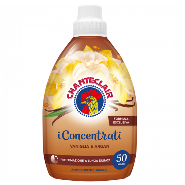 Balsam De rufe concentrat Chante Clair Vanilia si Argan 1000 ml 50 spalari, Chanteclair