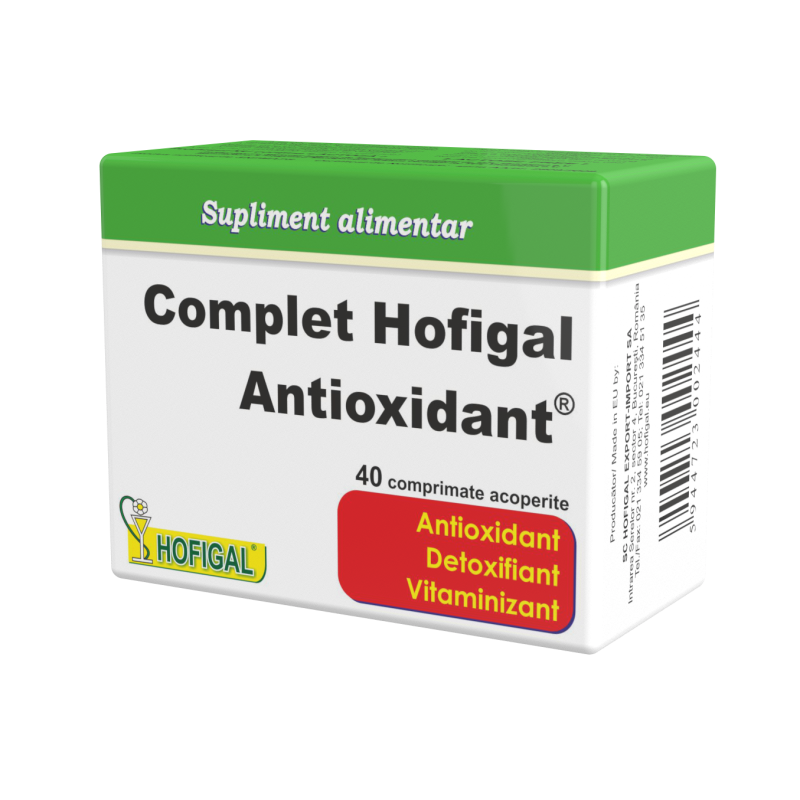 Complet Antioxidant 40 comprimate, Hofigal