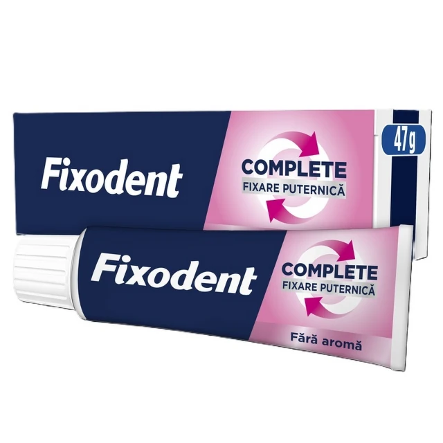 Crema adeziva pentru proteza dentara Neutral Complete Fixare Puternica, Fixodent