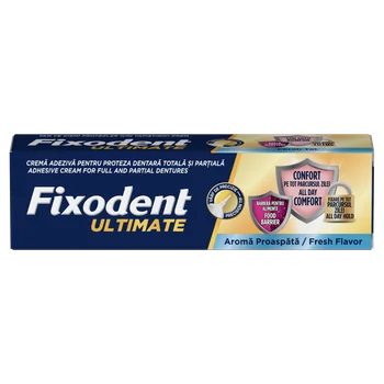 Crema adeziva pentru proteza dentara Ultimate Fresh, Fixodent